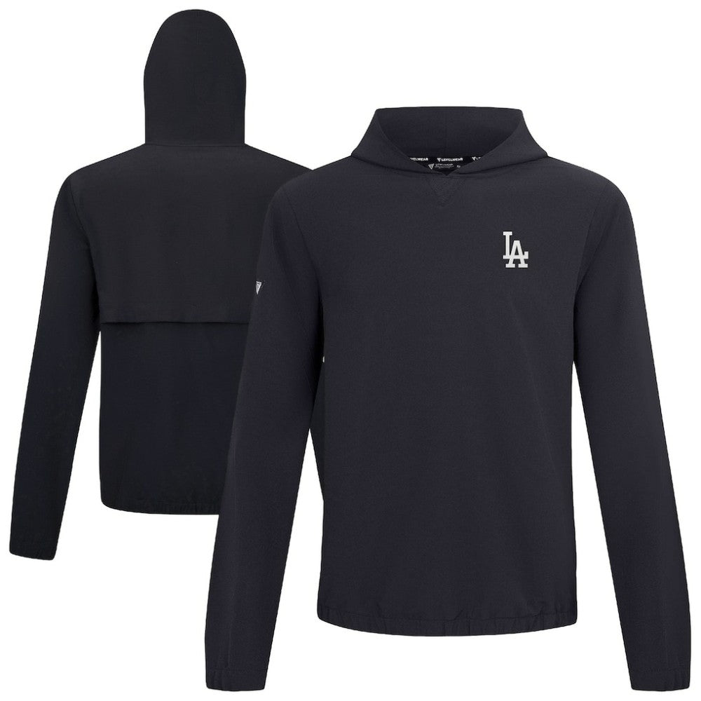 Los Angeles Dodgers Levelwear Action Insignia 2.0 Pullover Hoodie - Black