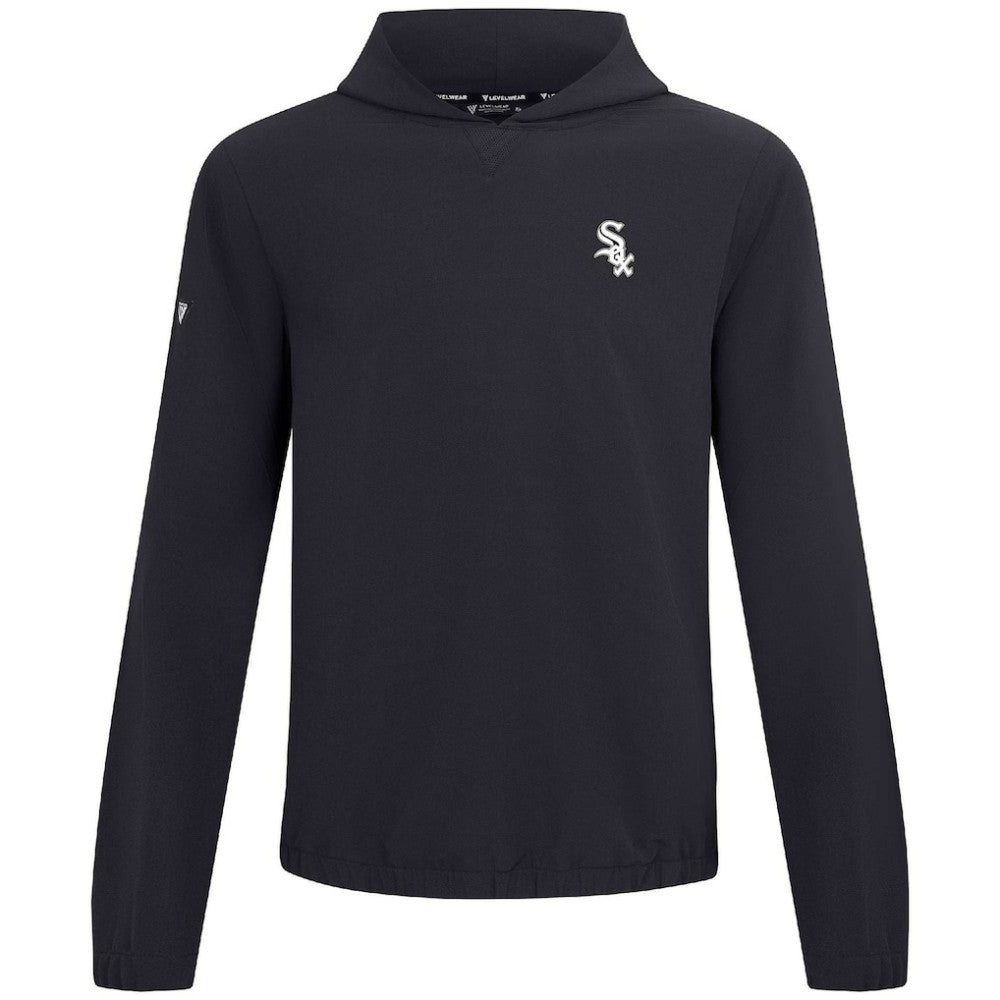 Chicago White Sox Levelwear Action Insignia 2.0 Pullover Hoodie - Black