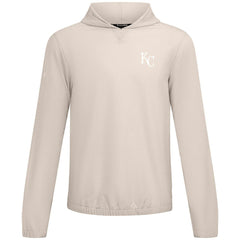 Kansas City Royals Levelwear Action Insignia 2.0 Pullover Hoodie - Khaki