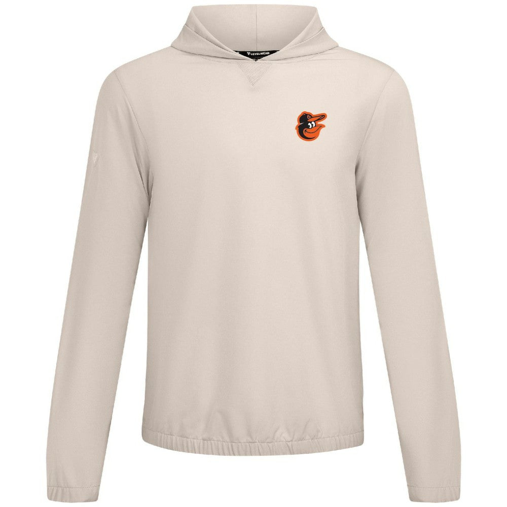 Baltimore Orioles Levelwear Action Insignia 2.0 Pullover Hoodie - Khaki