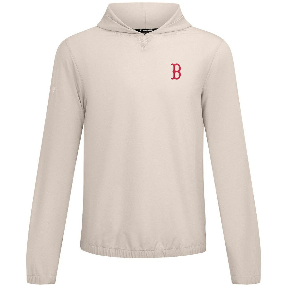 Boston Red Sox Levelwear Action Insignia 2.0 Pullover Hoodie - Khaki