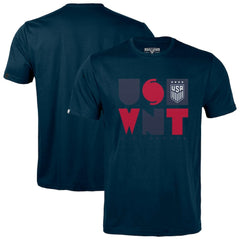 USWNT Levelwear Richmond Full On T-Shirt - Navy on sale