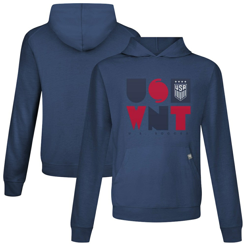 USWNT Levelwear Relay Full On Pullover Hoodie - Navy shop