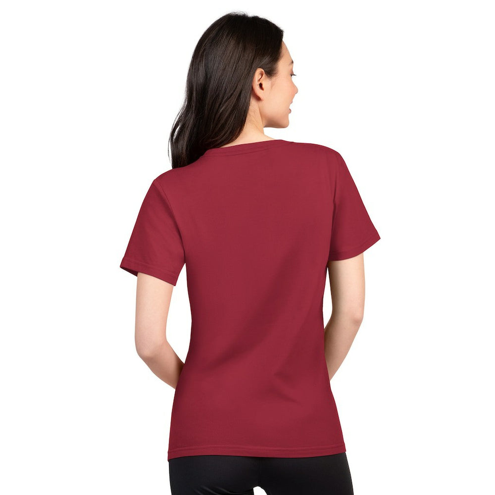 Washington Commanders G-III 4Her by Carl Banks Women's Super-Slim Lightweight Winning Crew T-Shirt - Burgundy on sale