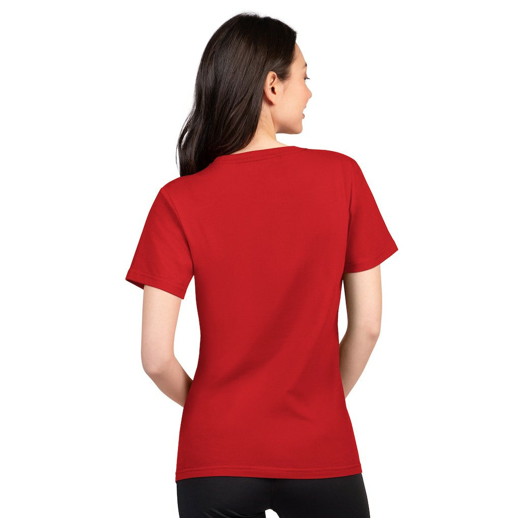 Kansas City Chiefs G-III 4Her by Carl Banks Women's Super-Slim Lightweight Winning Crew T-Shirt - Red discount