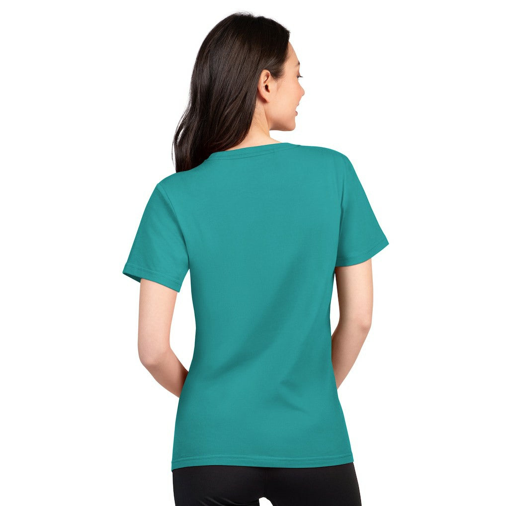 Miami Dolphins G-III 4Her by Carl Banks Women's Super-Slim Lightweight Winning Crew T-Shirt - Aqua online