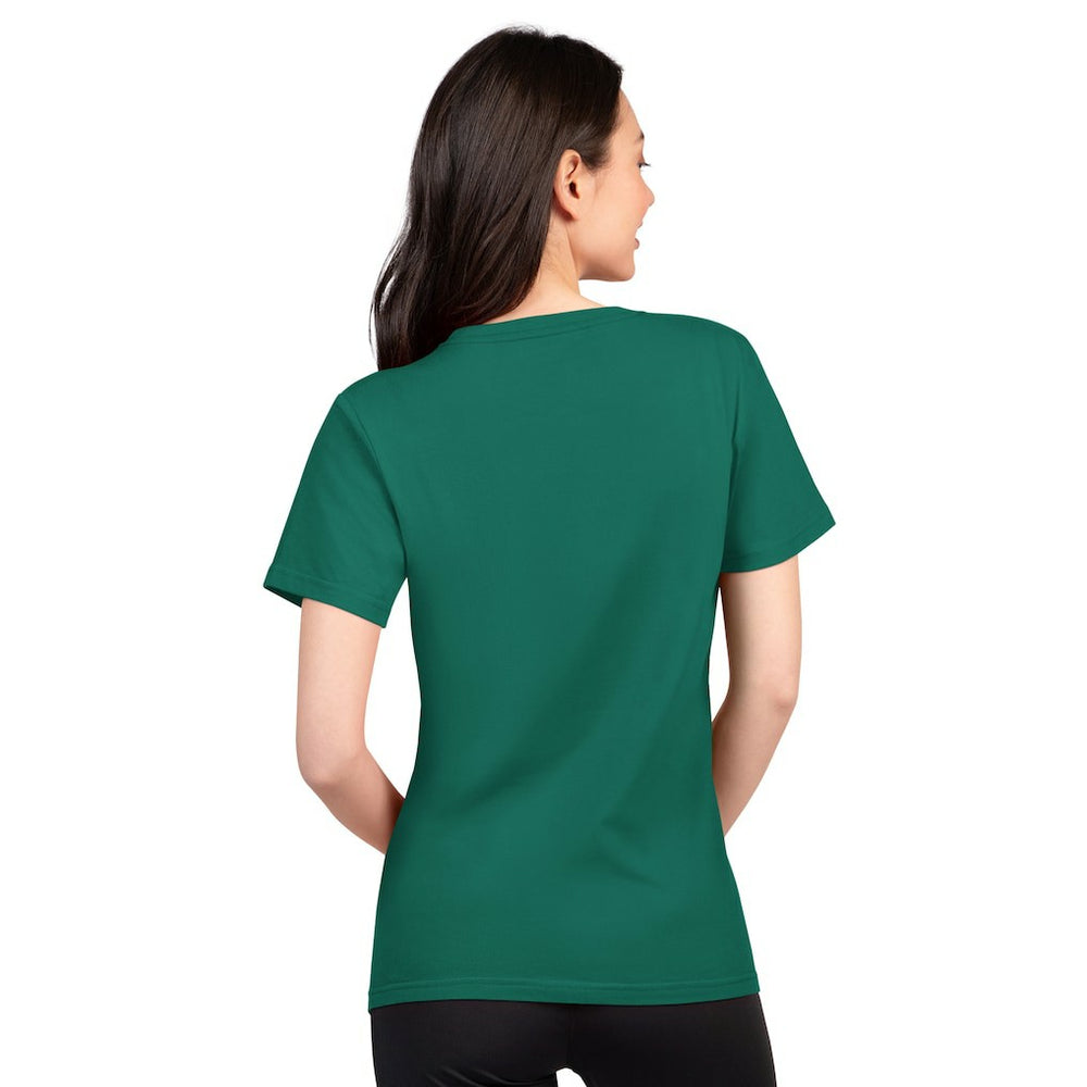 New York Jets G-III 4Her by Carl Banks Women's Super-Slim Lightweight Winning Crew T-Shirt - Green outlet