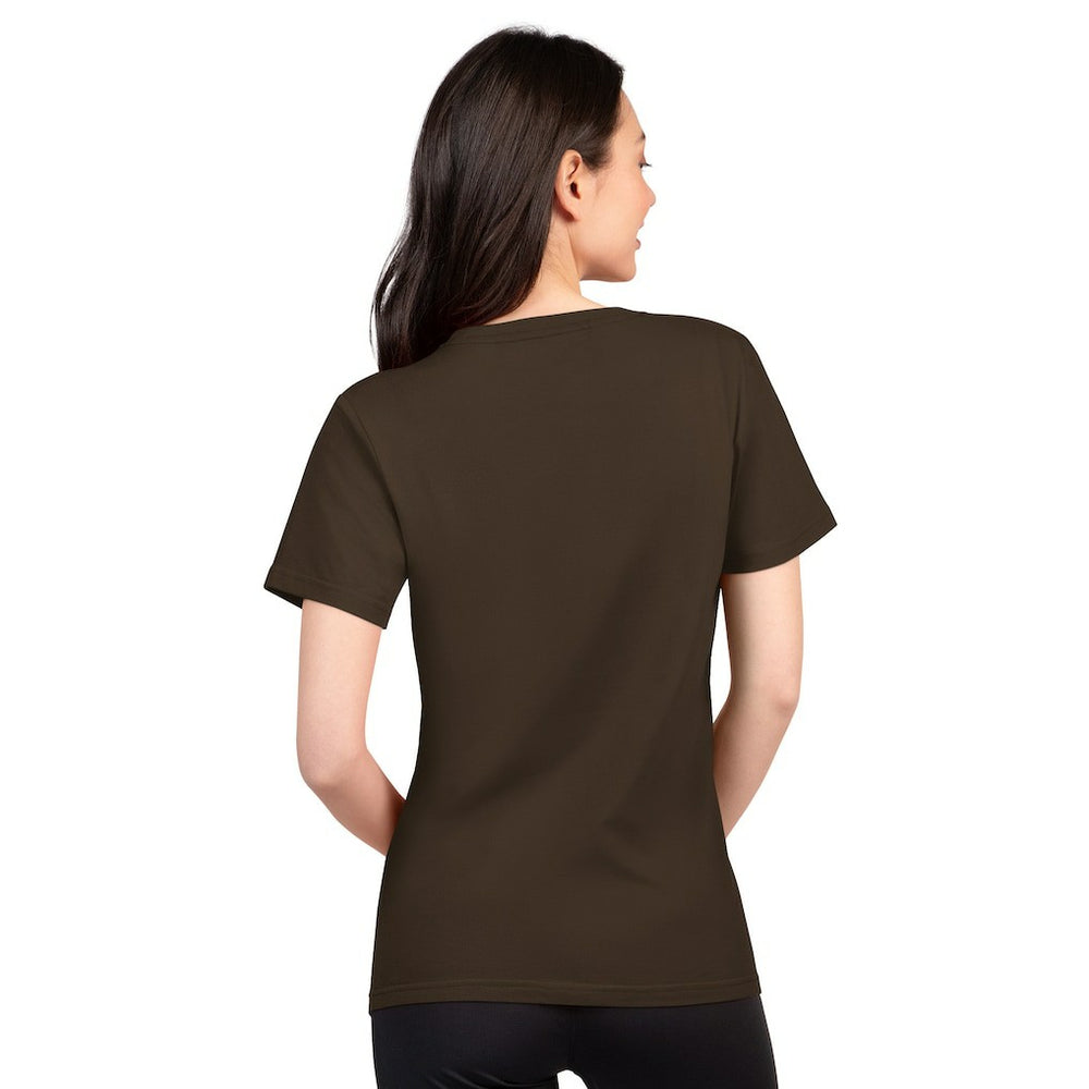 Cleveland Browns G-III 4Her by Carl Banks Women's Super-Slim Lightweight Winning Crew T-Shirt - Brown cheap