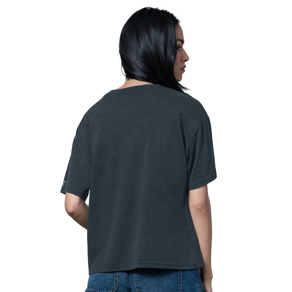 Houston Texans Starter Women's Oversized Hall of Fame T-Shirt - Heather Navy online