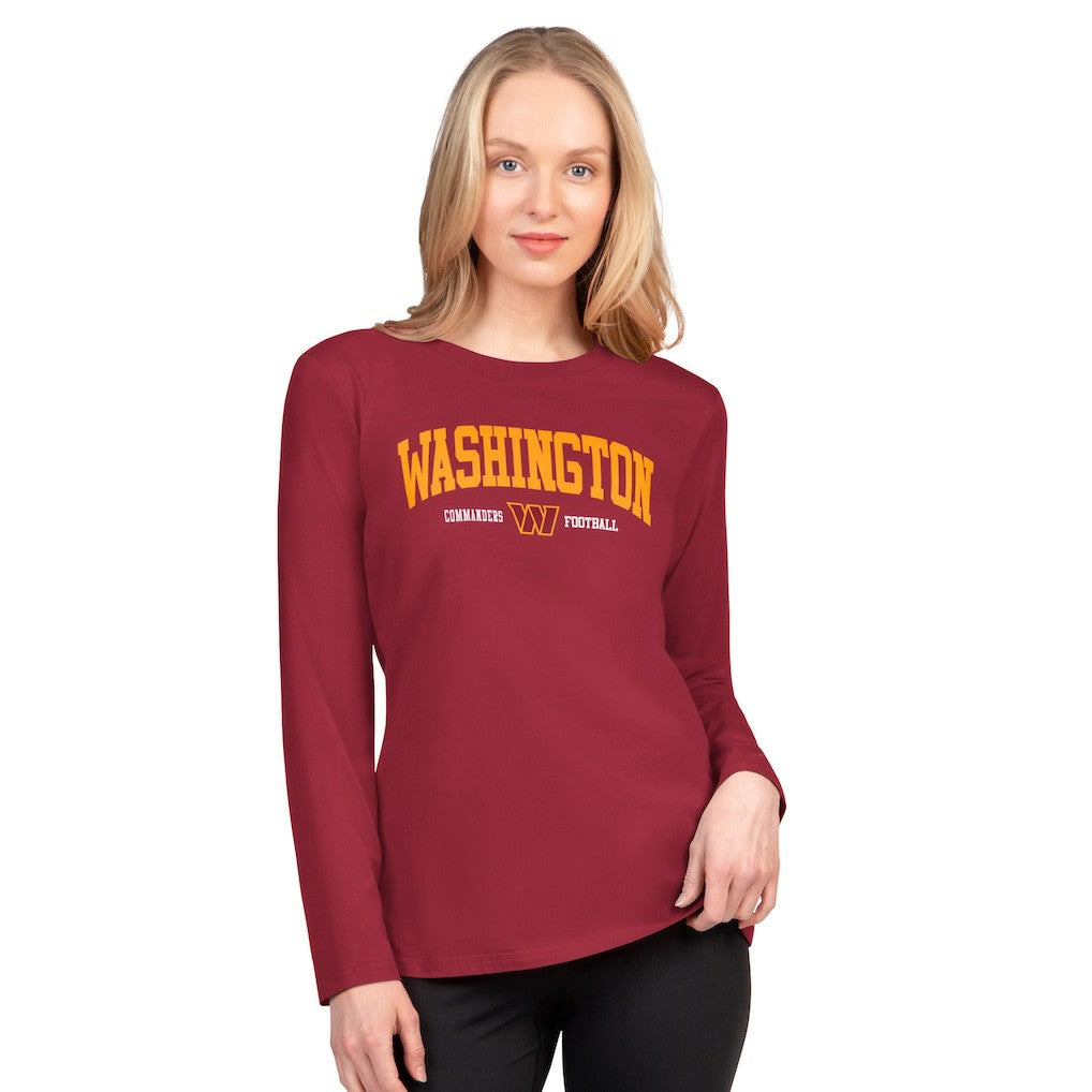 Washington Commanders G-III 4Her by Carl Banks Women's Best Play Long Sleeve T-Shirt - Burgundy sale