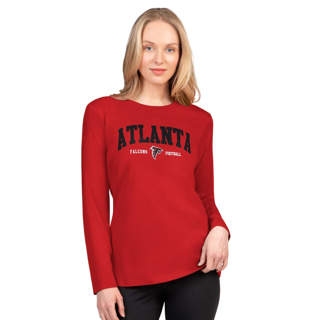 Atlanta Falcons G-III 4Her by Carl Banks Women's Best Play Long Sleeve T-Shirt - Red outlet