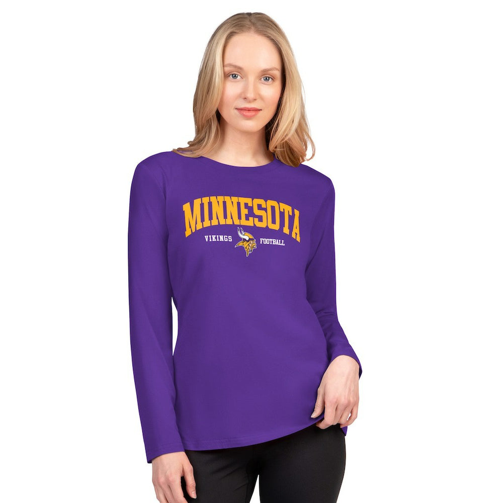 Minnesota Vikings G-III 4Her by Carl Banks Women's Best Play Long Sleeve T-Shirt - Purple discount
