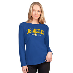 Los Angeles Rams G-III 4Her by Carl Banks Women's Best Play Long Sleeve T-Shirt - Royal cheap