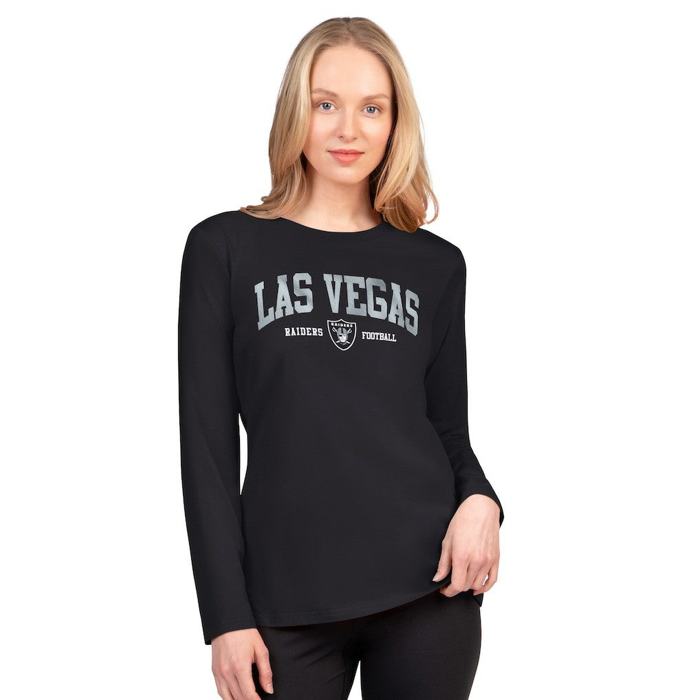 Las Vegas Raiders G-III 4Her by Carl Banks Women's Best Play Long Sleeve T-Shirt - Black online