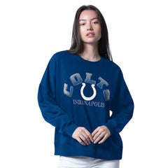Indianapolis Colts G-III 4Her by Carl Banks Women's Oversized Feud Sweatshirt - Royal sale