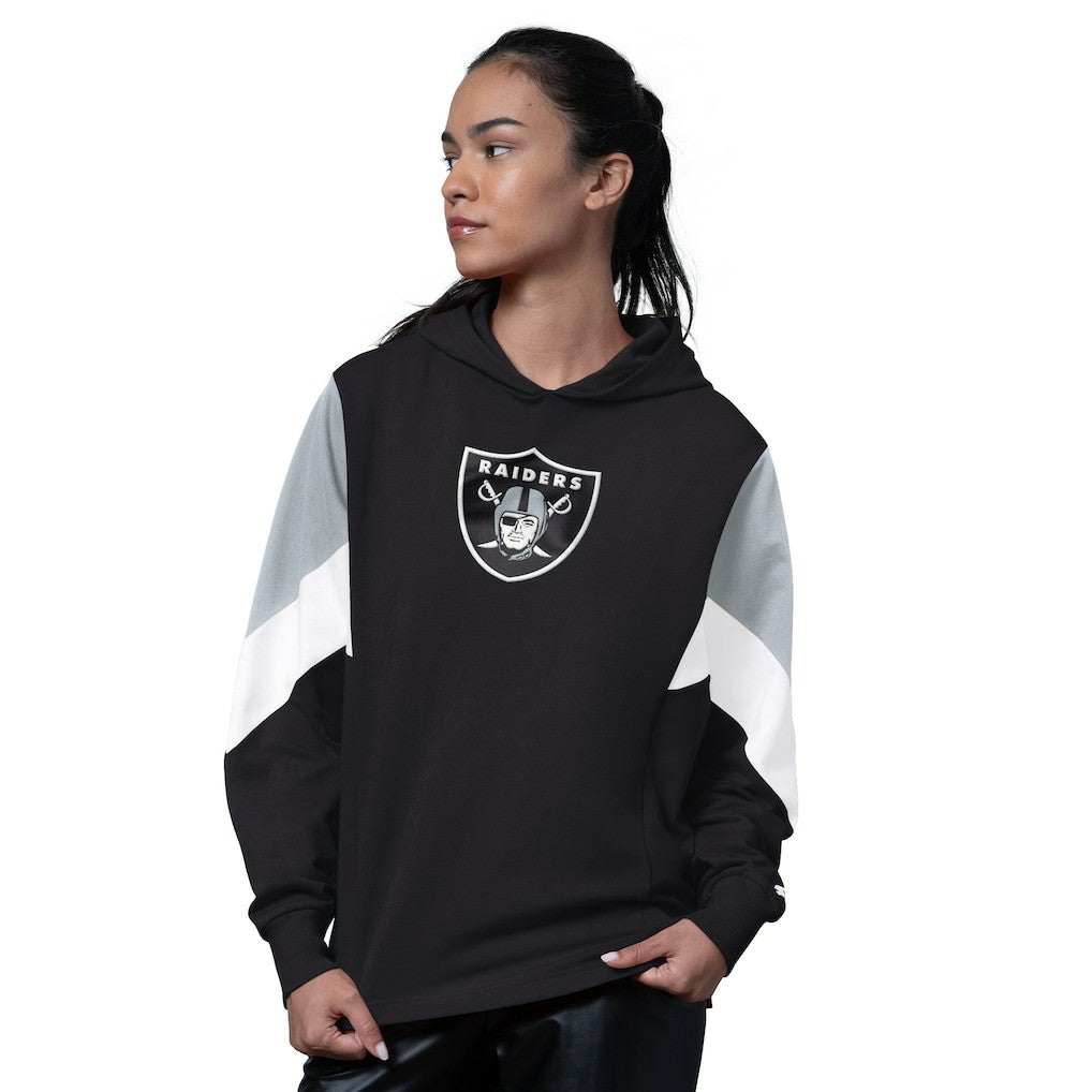 Las Vegas Raiders Starter Women's Scrimmage Hoodie - Black discount