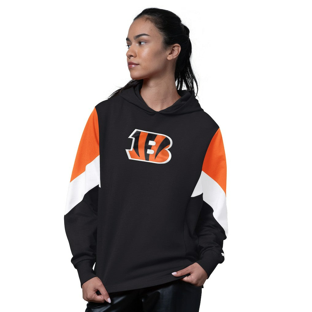 Cincinnati Bengals Starter Women's Scrimmage Hoodie - Black discount