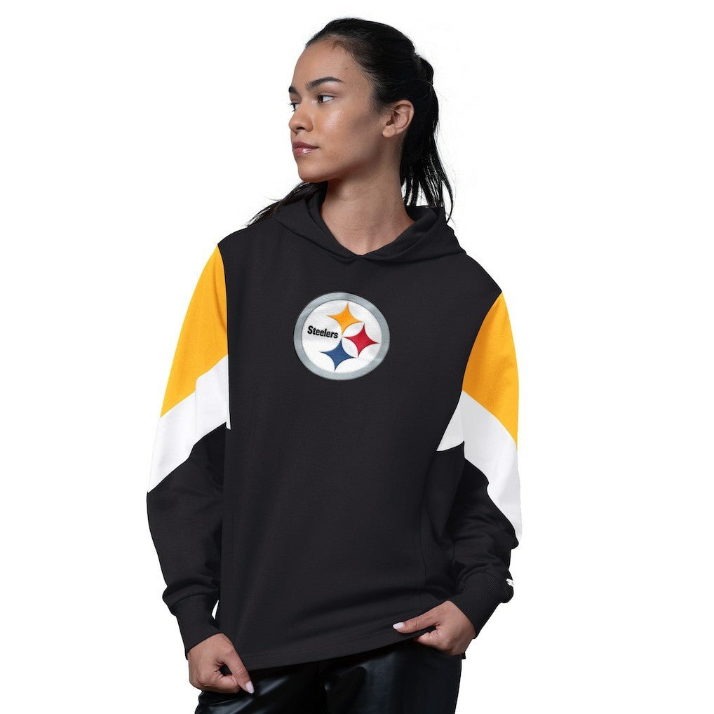 Pittsburgh Steelers Starter Women's Scrimmage Hoodie - Black outlet