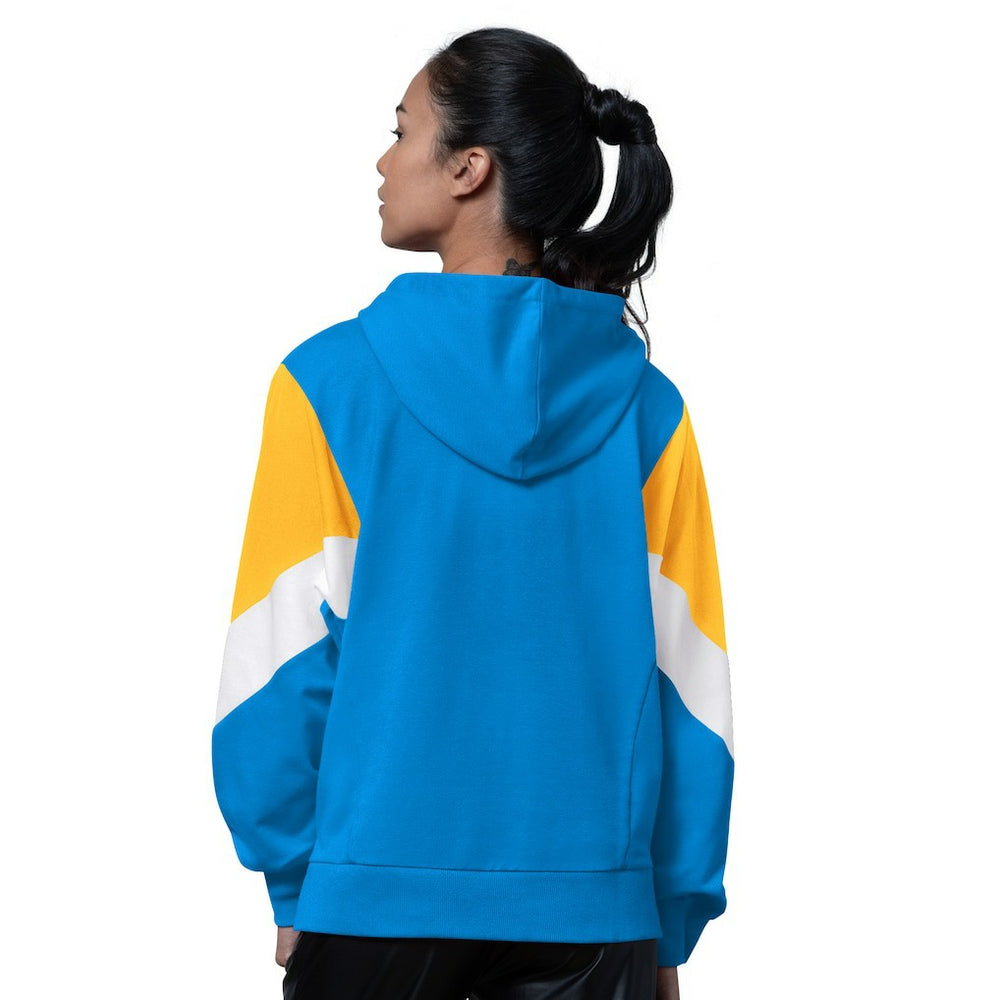 Los Angeles Chargers Starter Women's Scrimmage Hoodie - Powder Blue discount