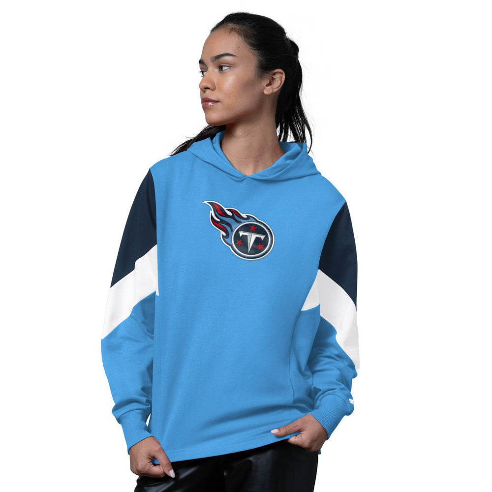 Tennessee Titans Starter Women's Scrimmage Hoodie - Light Blue sale