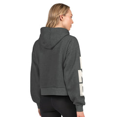 Indianapolis Colts Starter Women's Star Player Cropped Fleece Pullover Hoodie - Heather Charcoal online
