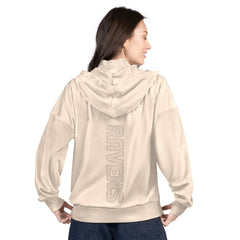 Baltimore Ravens G-III 4Her by Carl Banks Women's Rookie Full-Zip Hoodie - Tan discount