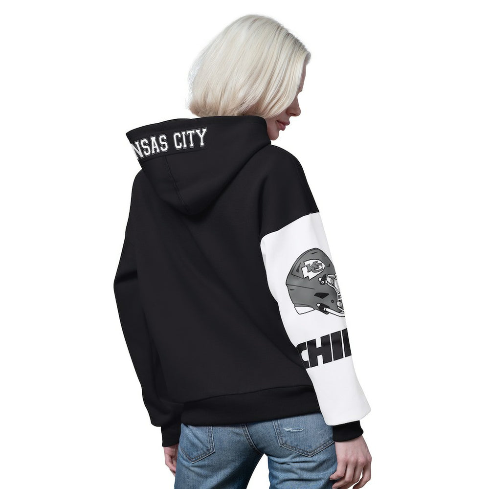 Kansas City Chiefs Starter Women's 4th Down Full-Zip Hoodie - Black online