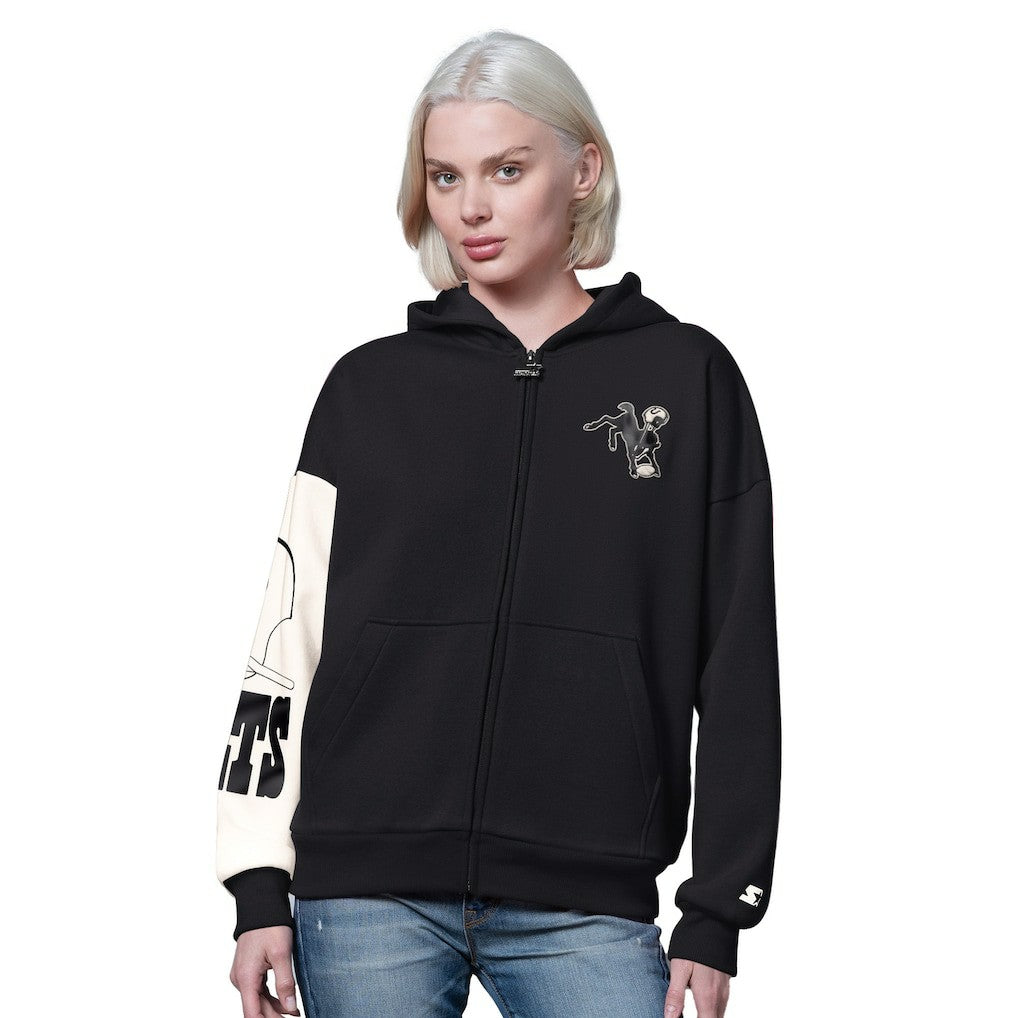 Indianapolis Colts Starter Women's 4th Down Full-Zip Hoodie - Black discount