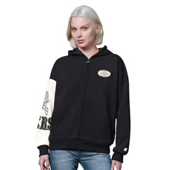 San Francisco 49ers Starter Women's 4th Down Full-Zip Hoodie - Black cheap