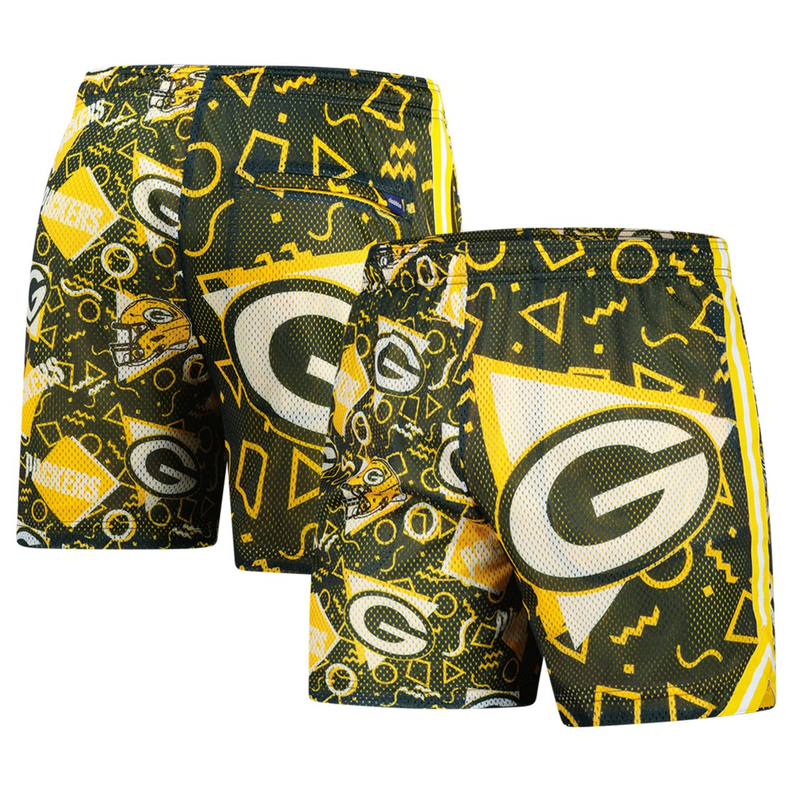 Green Bay Packers Chubbies Mesh Shorts - Green on sale