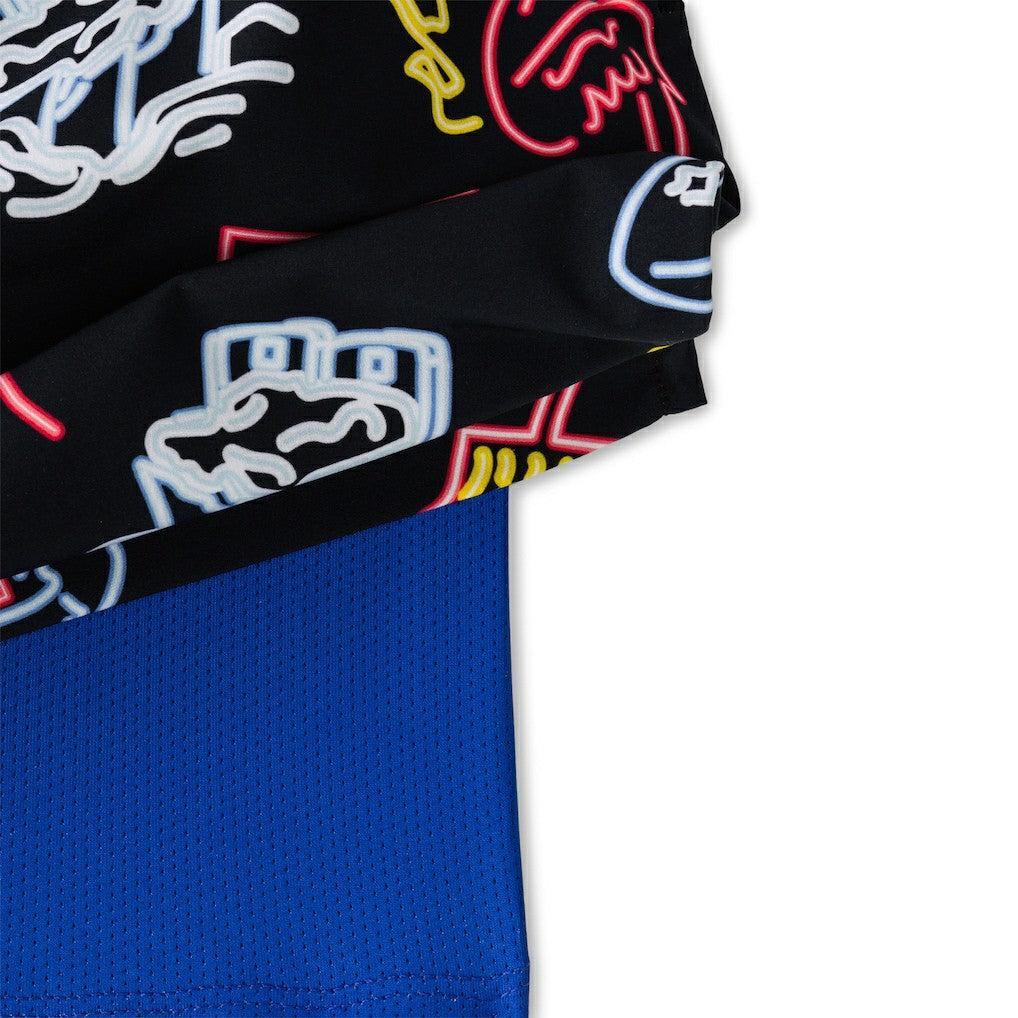 Buffalo Bills Chubbies The Neon 5.5" Classic Lined Swim Trunks - Black sale
