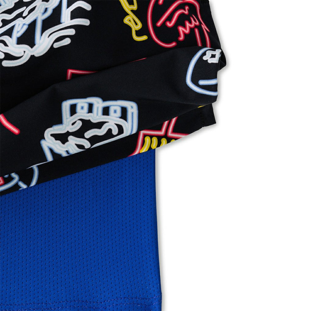 Buffalo Bills Chubbies The Neon 5.5" Classic Lined Swim Trunks - Black sale