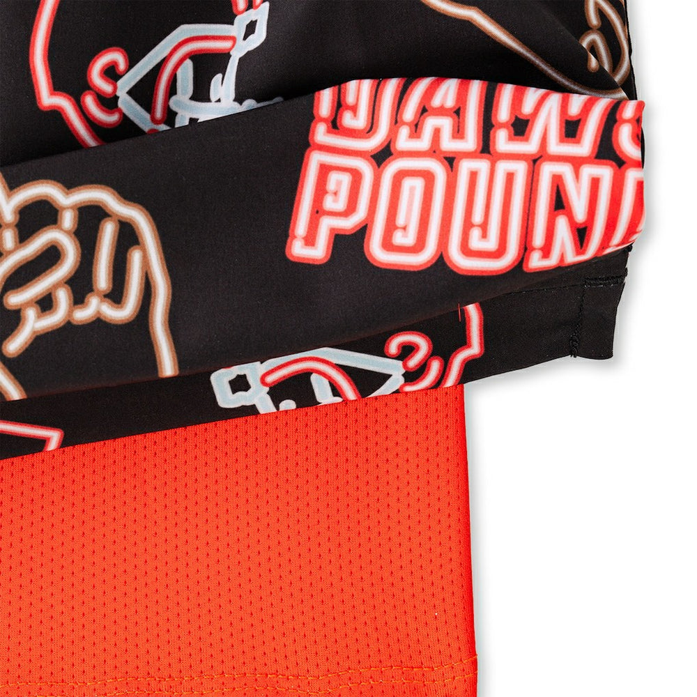 Cleveland Browns Chubbies The Neon 5.5" Classic Lined Swim Trunks - Brown sale