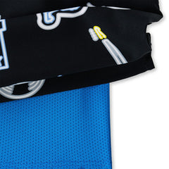 Detroit Lions Chubbies The Neon 5.5" Classic Lined Swim Trunks - Black cheap