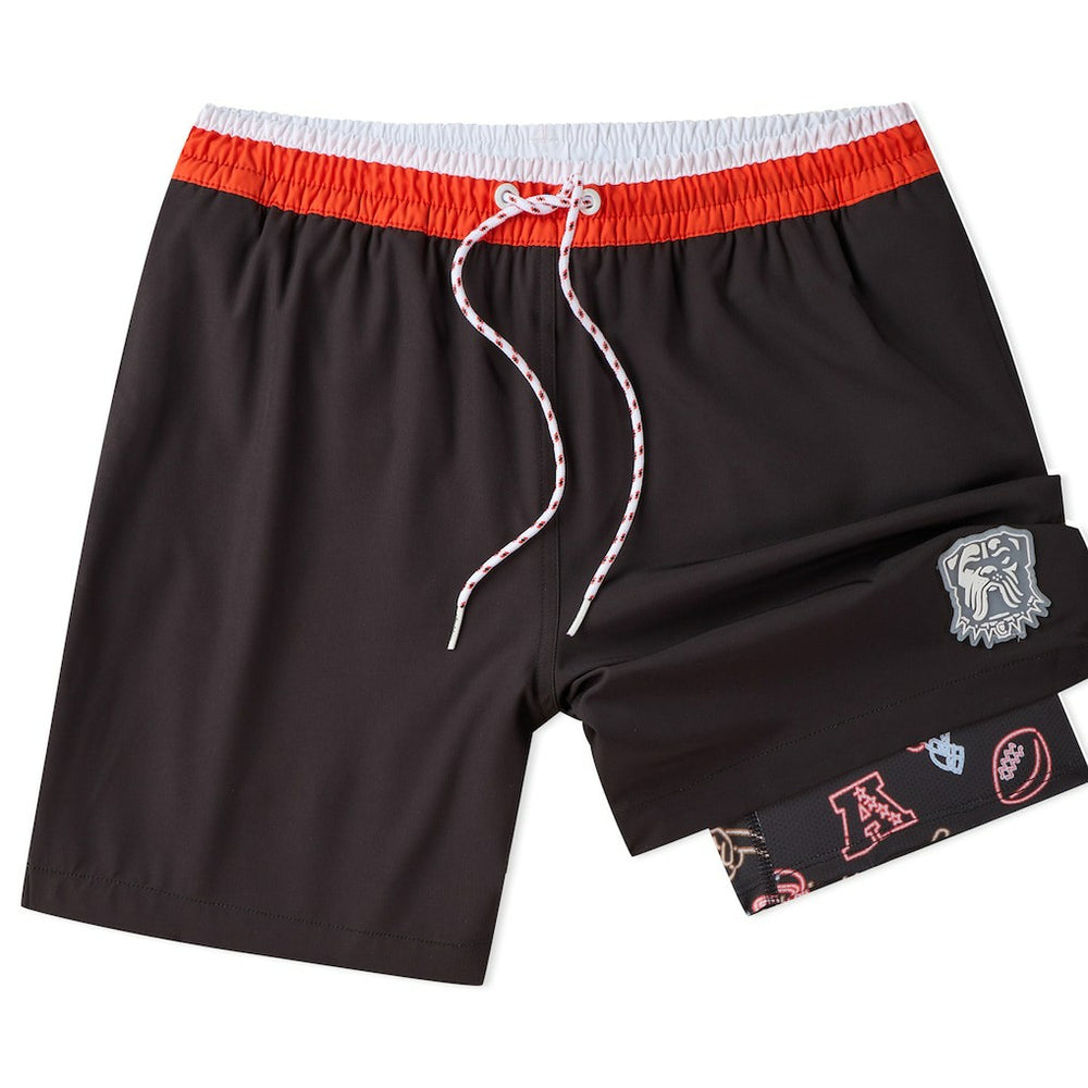 Cleveland Browns Chubbies 5.5" Classic Lined Swim Trunks - Brown on sale