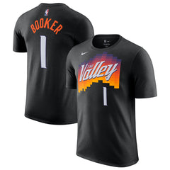 Devin Booker Phoenix Suns Unisex 2025/26 City Edition Name & Number T-Shirt - Black | Nike on sale