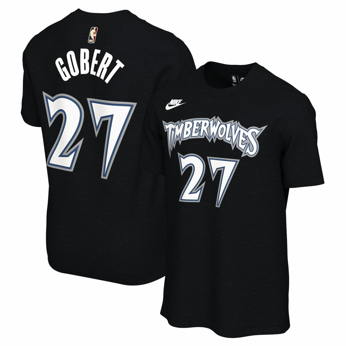 Rudy Gobert Minnesota Timberwolves Unisex Name & Number T-Shirt - Classic Edition - Black | Nike for sale