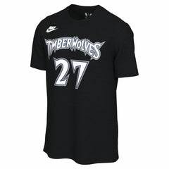 Rudy Gobert Minnesota Timberwolves Unisex Name & Number T-Shirt - Classic Edition - Black | Nike for sale