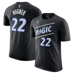 Franz Wagner Orlando Magic Jordan Brand Unisex Name & Number T-Shirt - Statement Edition - Black on sale