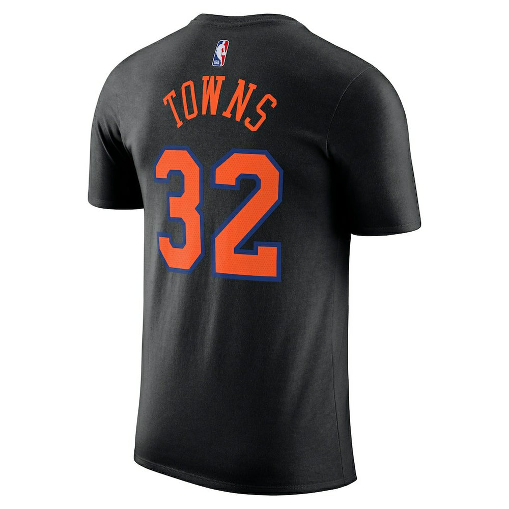 Karl-Anthony Towns New York Knicks Jordan Brand Unisex Name & Number T-Shirt - Statement Edition - Black shop