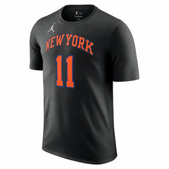 Jalen Brunson New York Knicks Jordan Brand Unisex Name & Number T-Shirt - Statement Edition - Black for sale