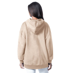 Green Bay Packers G-III 4Her by Carl Banks Women's Best Hitter Oversized Tunic Pullover Hoodie - Cream outlet
