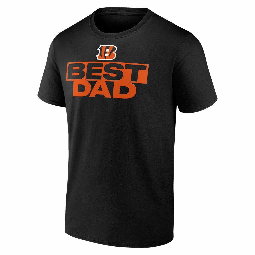 Cincinnati Bengals Best Dad Father's Day T-Shirt - Black cheap