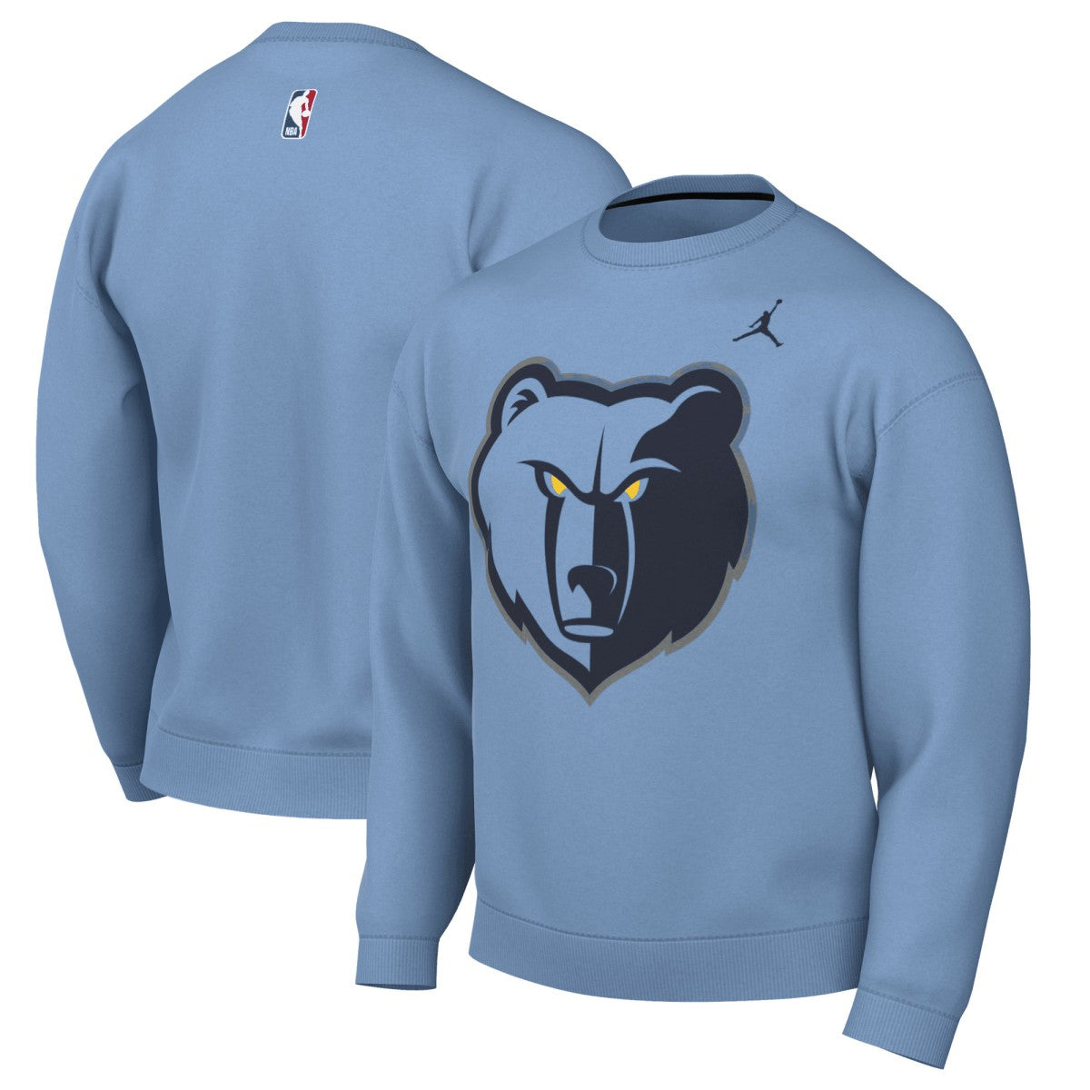 Memphis Grizzlies Jordan Brand Statement Edition Sweatshirt - Light Blue shop