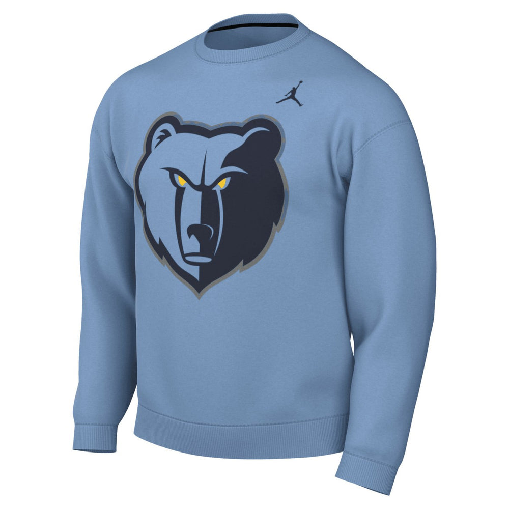 Memphis Grizzlies Jordan Brand Statement Edition Sweatshirt - Light Blue shop