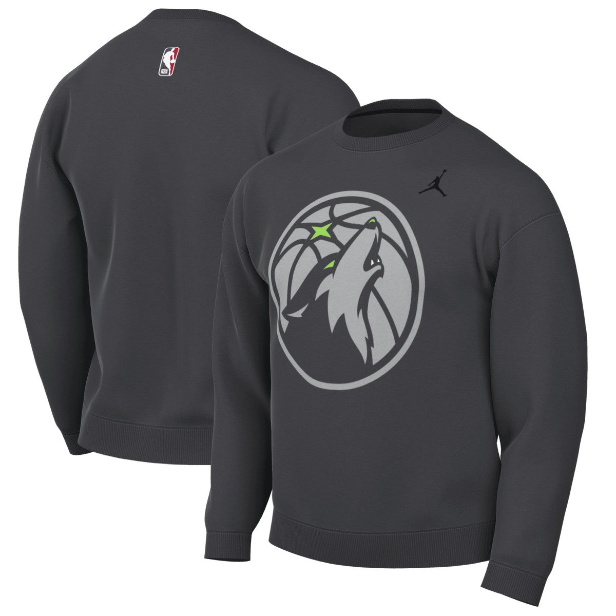 Minnesota Timberwolves Jordan Brand Statement Edition Sweatshirt - Anthracite cheap