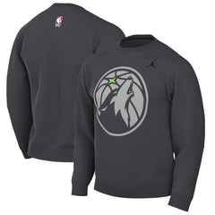 Minnesota Timberwolves Jordan Brand Statement Edition Sweatshirt - Anthracite cheap