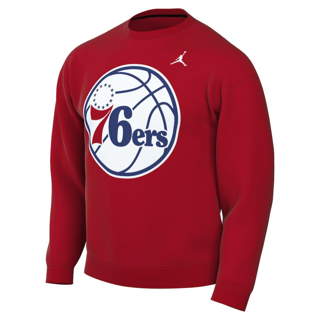Philadelphia 76ers Jordan Brand Statement Edition Sweatshirt - Red cheap