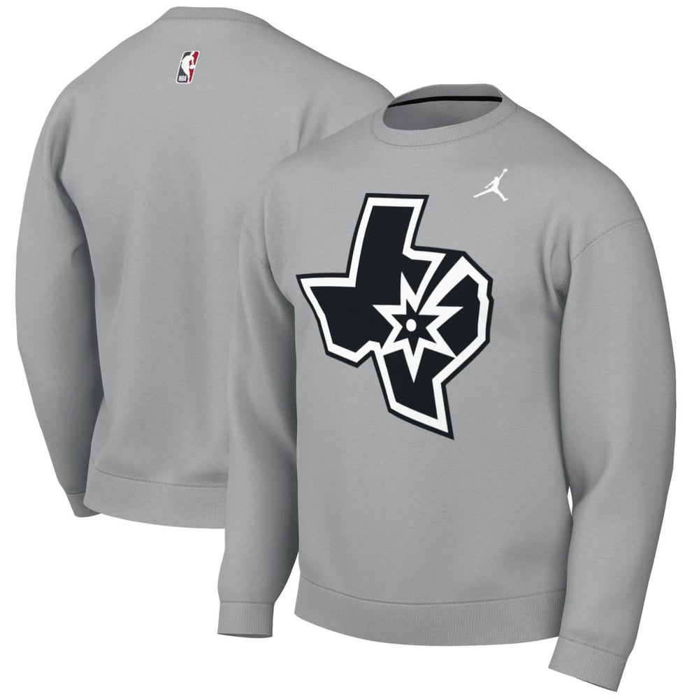San Antonio Spurs Jordan Brand Statement Edition Sweatshirt - Silver cheap