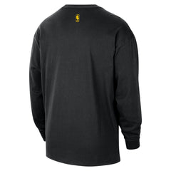 Los Angeles Lakers 2025/26 City Edition Remix Essential Logo Long Sleeve T-Shirt - Black | Nike cheap